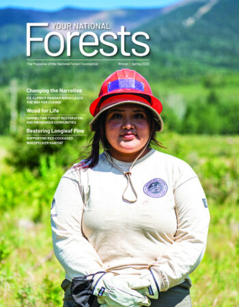 Your National Forests Magazine Winter/Spring 2022 Cover